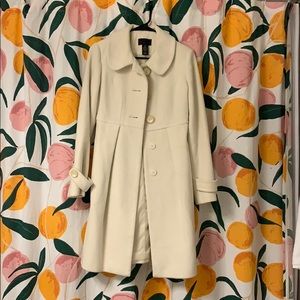 Cream Peacoat